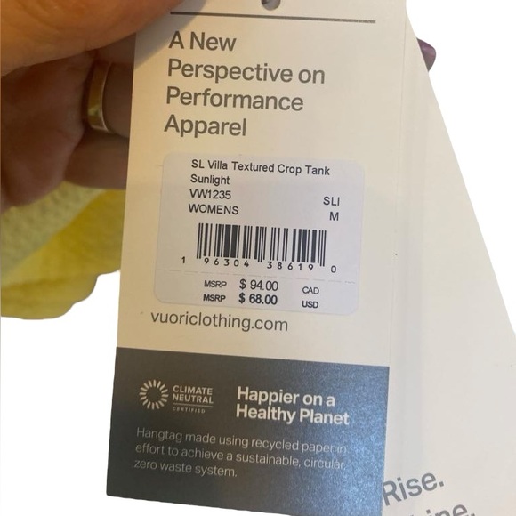 NWT Vuori shorts set SUNLIGHT Size: M - Picture 4 of 5